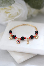 Load image into Gallery viewer, Money Bag Evil Eye Bracelet