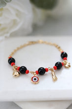 Load image into Gallery viewer, Money Bag Evil Eye Bracelet