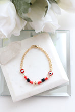 Load image into Gallery viewer, Goetia Azabache Evil Eye Bracelet