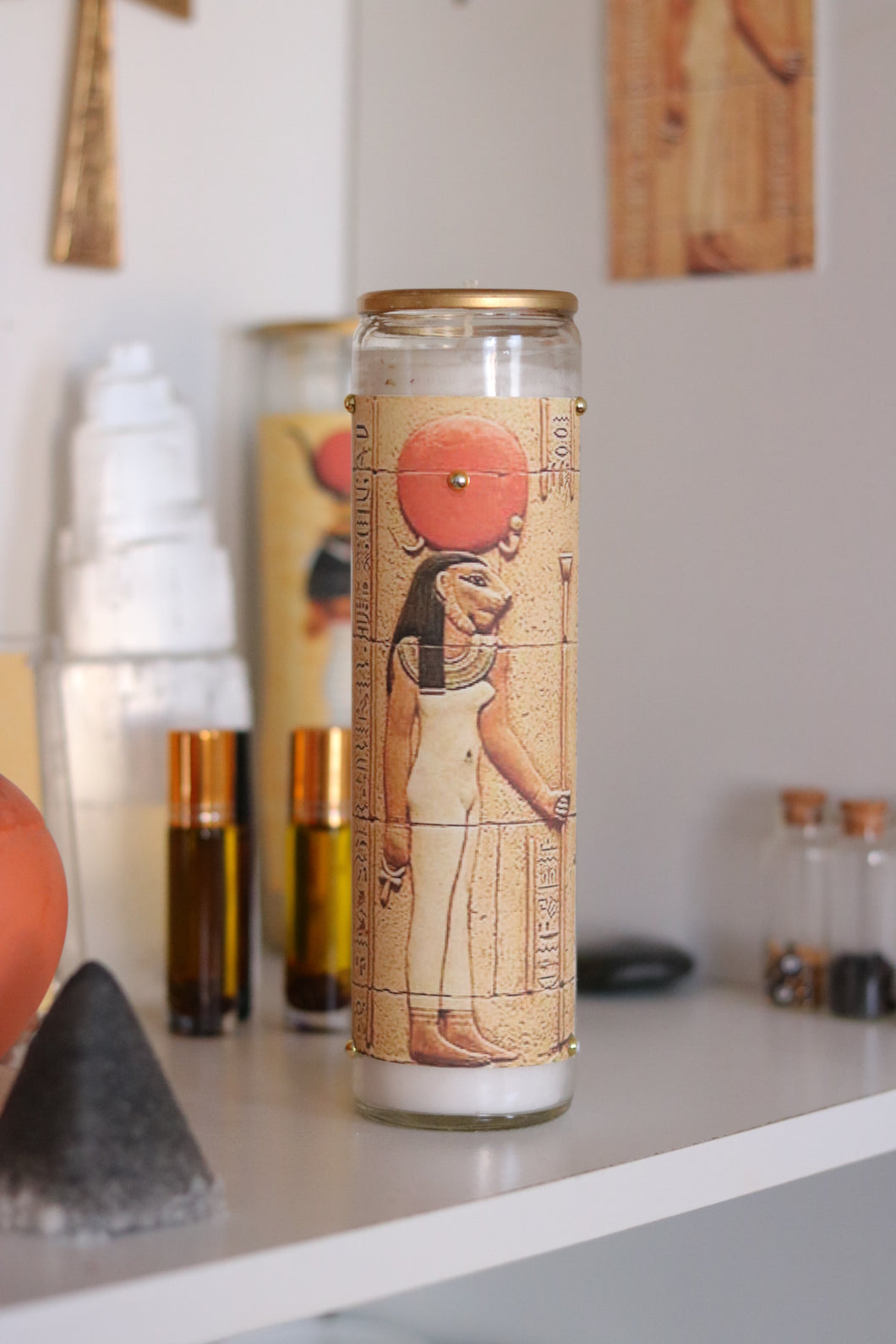 Powerful One Goddess Sekhmet Ritual Candle