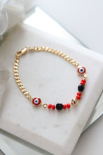 Load image into Gallery viewer, Goetia Azabache Evil Eye Bracelet
