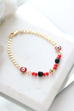 Load image into Gallery viewer, Goetia Azabache Evil Eye Bracelet
