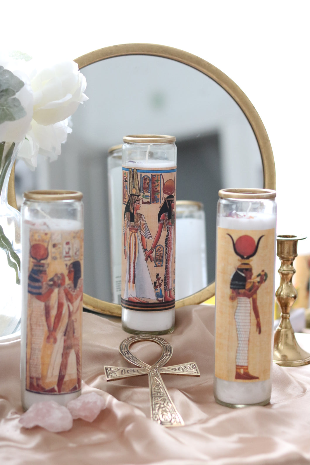Egyptian Magic | Seti & Hathor Candle Set