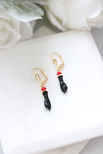 Load image into Gallery viewer, Manito Azabache Earrings
